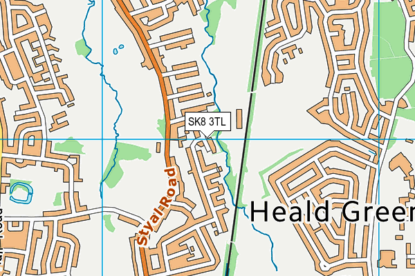 SK8 3TL map - OS VectorMap District (Ordnance Survey) SK8 3TL map - OS VectorMap District (Ordnance Survey)