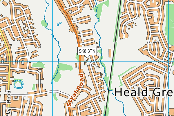 SK8 3TN map - OS VectorMap District (Ordnance Survey) SK8 3TN map - OS VectorMap District (Ordnance Survey)