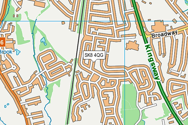 SK8 4QG map - OS VectorMap District (Ordnance Survey) SK8 4QG map - OS VectorMap District (Ordnance Survey)