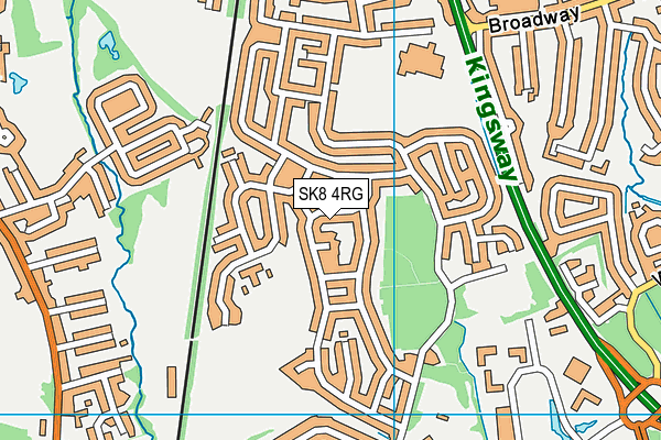 SK8 4RG map - OS VectorMap District (Ordnance Survey) SK8 4RG map - OS VectorMap District (Ordnance Survey)