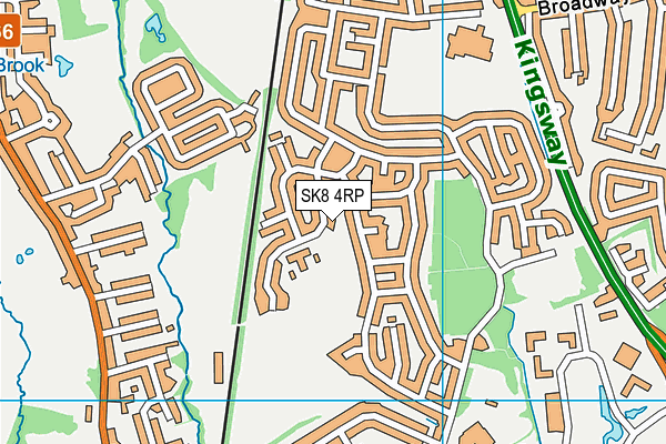 SK8 4RP map - OS VectorMap District (Ordnance Survey)