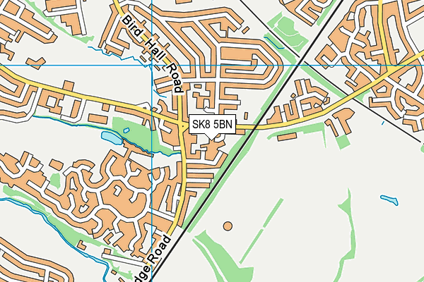 SK8 5BN map - OS VectorMap District (Ordnance Survey) SK8 5BN map - OS VectorMap District (Ordnance Survey)