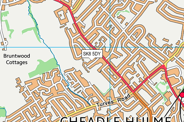 SK8 5DY map - OS VectorMap District (Ordnance Survey) SK8 5DY map - OS VectorMap District (Ordnance Survey)