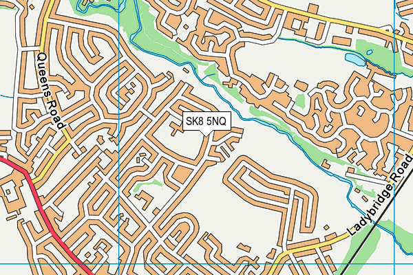 SK8 5NQ map - OS VectorMap District (Ordnance Survey) SK8 5NQ map - OS VectorMap District (Ordnance Survey)