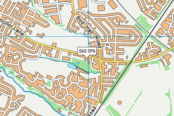 SK8 5PN map - OS VectorMap District (Ordnance Survey) SK8 5PN map - OS VectorMap District (Ordnance Survey)