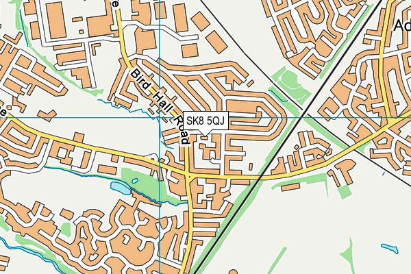 SK8 5QJ map - OS VectorMap District (Ordnance Survey) SK8 5QJ map - OS VectorMap District (Ordnance Survey)