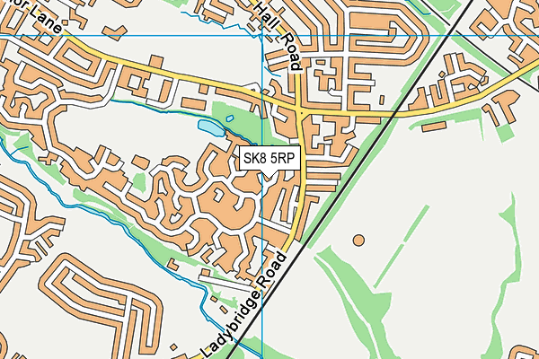 SK8 5RP map - OS VectorMap District (Ordnance Survey) SK8 5RP map - OS VectorMap District (Ordnance Survey)