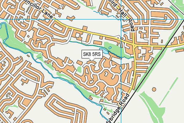 SK8 5RS map - OS VectorMap District (Ordnance Survey) SK8 5RS map - OS VectorMap District (Ordnance Survey)