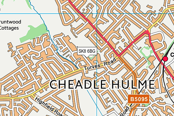 SK8 6BG map - OS VectorMap District (Ordnance Survey)