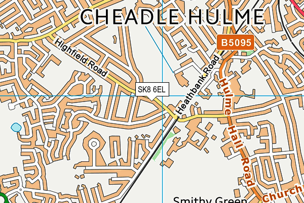 SK8 6EL map - OS VectorMap District (Ordnance Survey) SK8 6EL map - OS VectorMap District (Ordnance Survey)