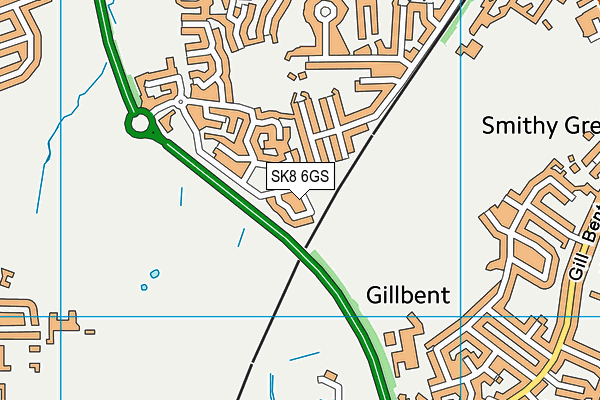 SK8 6GS map - OS VectorMap District (Ordnance Survey) SK8 6GS map - OS VectorMap District (Ordnance Survey)
