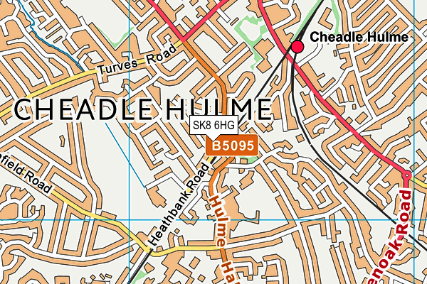 SK8 6HG map - OS VectorMap District (Ordnance Survey)