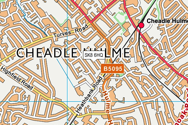 SK8 6HQ map - OS VectorMap District (Ordnance Survey)