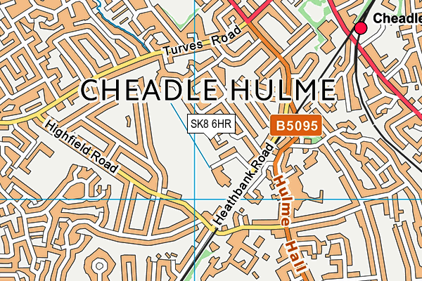 SK8 6HR map - OS VectorMap District (Ordnance Survey)