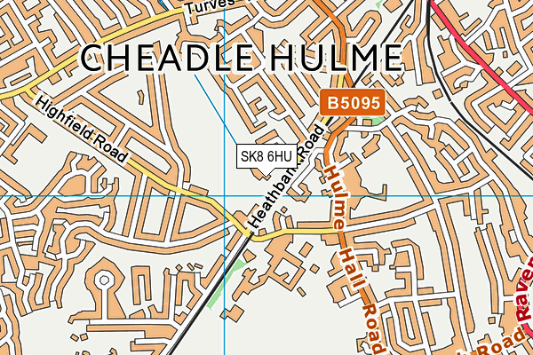 SK8 6HU map - OS VectorMap District (Ordnance Survey)