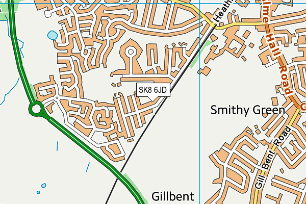 SK8 6JD map - OS VectorMap District (Ordnance Survey) SK8 6JD map - OS VectorMap District (Ordnance Survey)