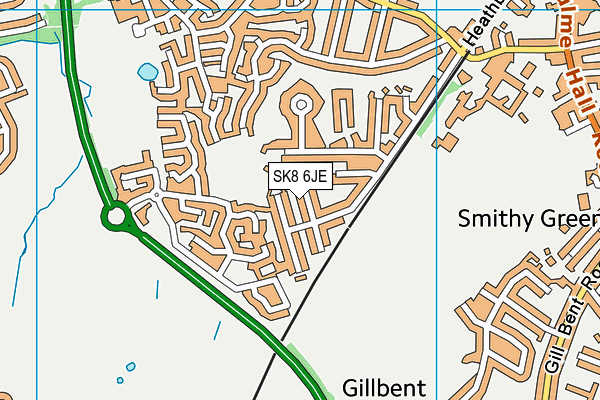 SK8 6JE map - OS VectorMap District (Ordnance Survey)