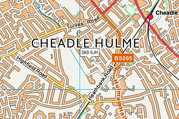 SK8 6JH map - OS VectorMap District (Ordnance Survey)
