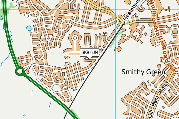 SK8 6JN map - OS VectorMap District (Ordnance Survey) SK8 6JN map - OS VectorMap District (Ordnance Survey)