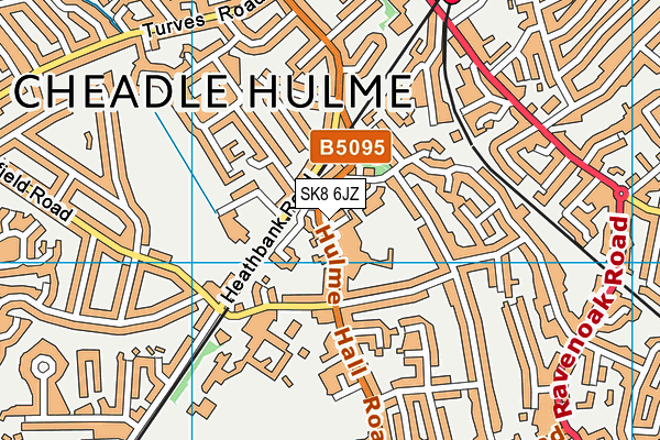 SK8 6JZ map - OS VectorMap District (Ordnance Survey)