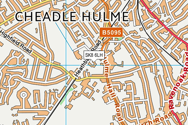 SK8 6LH map - OS VectorMap District (Ordnance Survey)