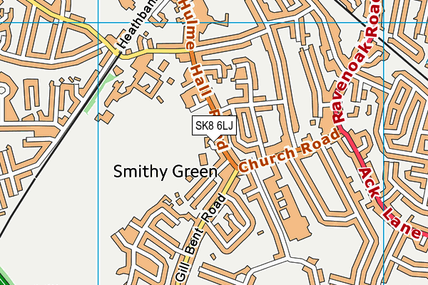 SK8 6LJ map - OS VectorMap District (Ordnance Survey) SK8 6LJ map - OS VectorMap District (Ordnance Survey)