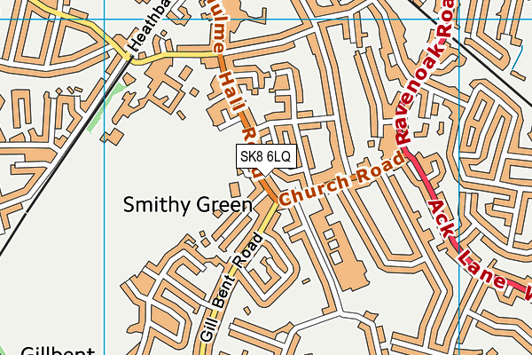 SK8 6LQ map - OS VectorMap District (Ordnance Survey) SK8 6LQ map - OS VectorMap District (Ordnance Survey)