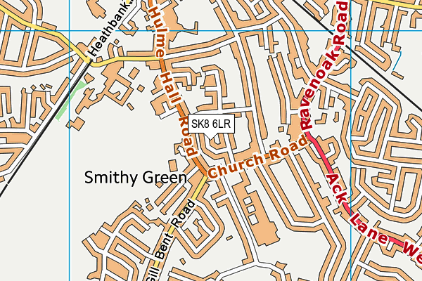 SK8 6LR map - OS VectorMap District (Ordnance Survey) SK8 6LR map - OS VectorMap District (Ordnance Survey)