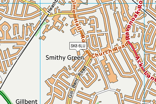 SK8 6LU map - OS VectorMap District (Ordnance Survey) SK8 6LU map - OS VectorMap District (Ordnance Survey)