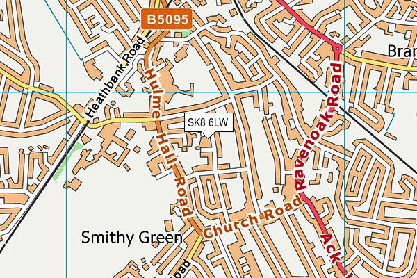 SK8 6LW map - OS VectorMap District (Ordnance Survey)