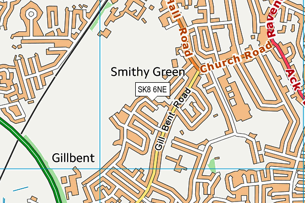 SK8 6NE map - OS VectorMap District (Ordnance Survey) SK8 6NE map - OS VectorMap District (Ordnance Survey)