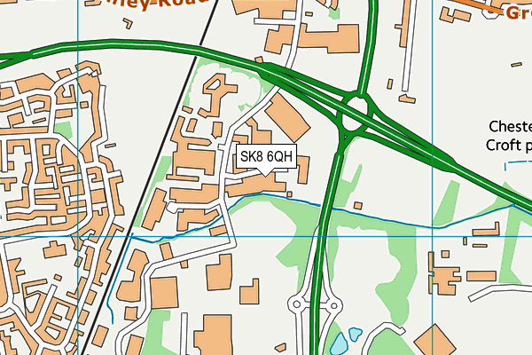 SK8 6QH map - OS VectorMap District (Ordnance Survey)
