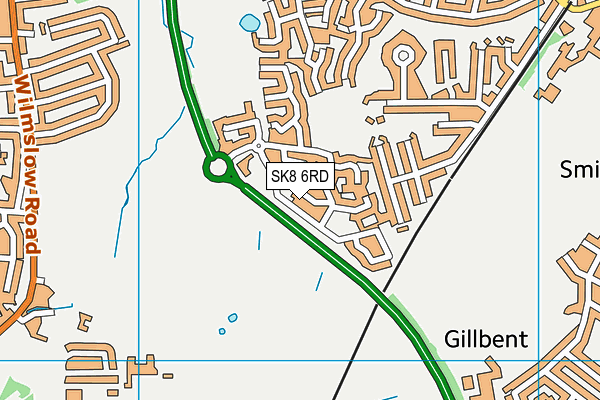 SK8 6RD map - OS VectorMap District (Ordnance Survey)