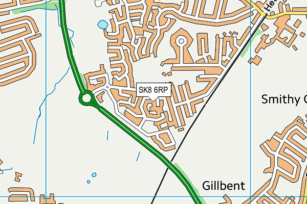 SK8 6RP map - OS VectorMap District (Ordnance Survey)
