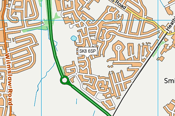 SK8 6SP map - OS VectorMap District (Ordnance Survey)