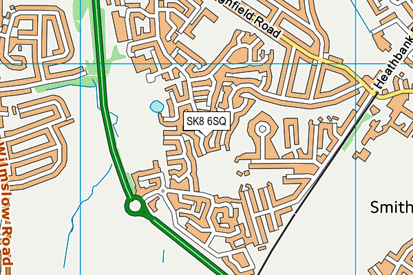SK8 6SQ map - OS VectorMap District (Ordnance Survey)