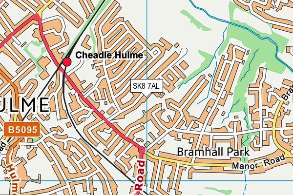 SK8 7AL map - OS VectorMap District (Ordnance Survey)