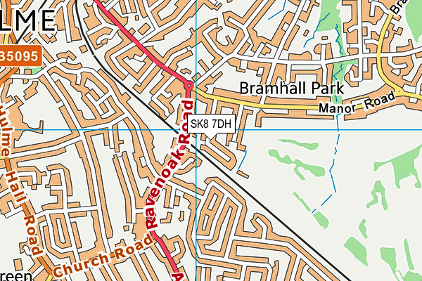 SK8 7DH map - OS VectorMap District (Ordnance Survey) SK8 7DH map - OS VectorMap District (Ordnance Survey)