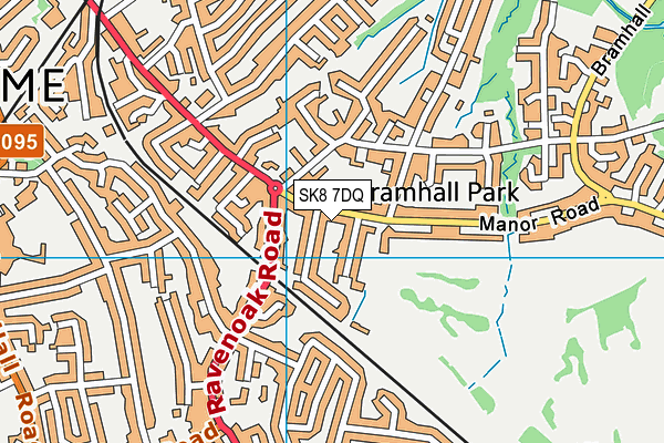 SK8 7DQ map - OS VectorMap District (Ordnance Survey)