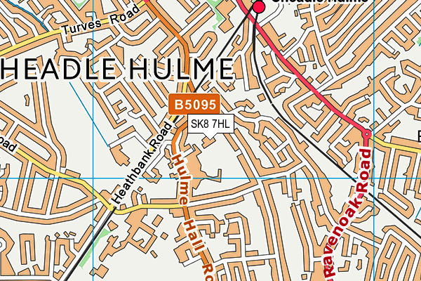 SK8 7HL map - OS VectorMap District (Ordnance Survey)