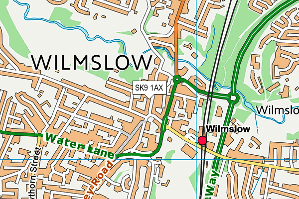 SK9 1AX map - OS VectorMap District (Ordnance Survey) SK9 1AX map - OS VectorMap District (Ordnance Survey)