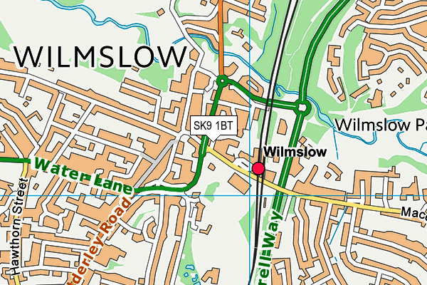 SK9 1BT map - OS VectorMap District (Ordnance Survey) SK9 1BT map - OS VectorMap District (Ordnance Survey)