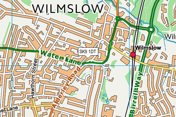SK9 1DT map - OS VectorMap District (Ordnance Survey) SK9 1DT map - OS VectorMap District (Ordnance Survey)