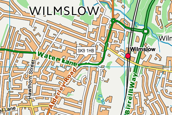 SK9 1HB map - OS VectorMap District (Ordnance Survey) SK9 1HB map - OS VectorMap District (Ordnance Survey)