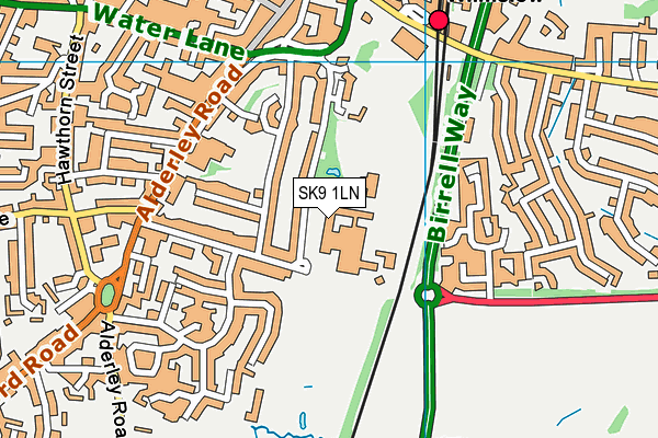 SK9 1LN map - OS VectorMap District (Ordnance Survey) SK9 1LN map - OS VectorMap District (Ordnance Survey)