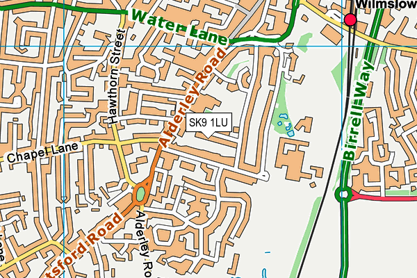 SK9 1LU map - OS VectorMap District (Ordnance Survey) SK9 1LU map - OS VectorMap District (Ordnance Survey)