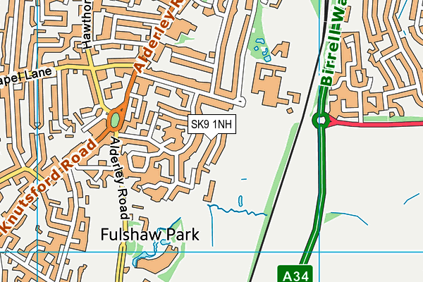 SK9 1NH map - OS VectorMap District (Ordnance Survey) SK9 1NH map - OS VectorMap District (Ordnance Survey)