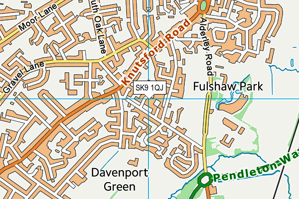 SK9 1QJ map - OS VectorMap District (Ordnance Survey) SK9 1QJ map - OS VectorMap District (Ordnance Survey)