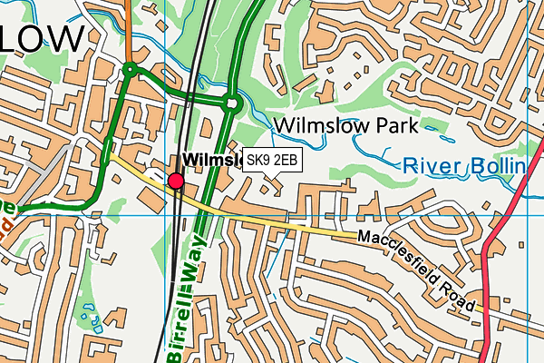 SK9 2EB map - OS VectorMap District (Ordnance Survey) SK9 2EB map - OS VectorMap District (Ordnance Survey)