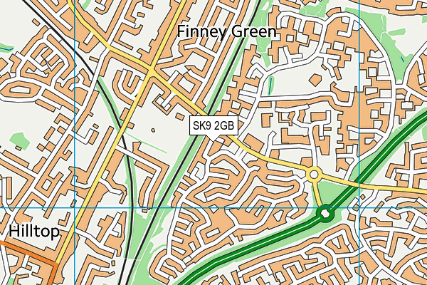 SK9 2GB map - OS VectorMap District (Ordnance Survey)
